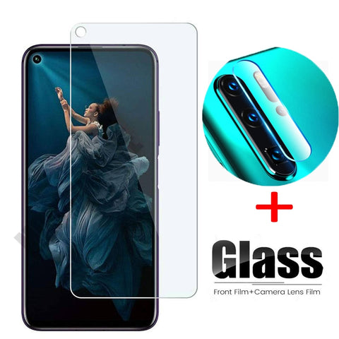 2 in 1 tempered glass for huawei honor 20 pro camera lens glass protector for huawei honor 20 20pro protective transparent film