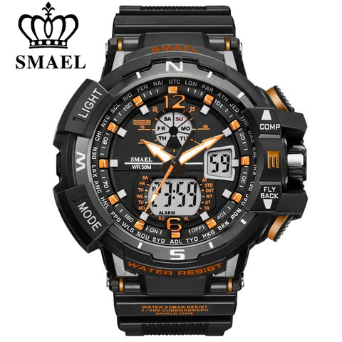 SMAEL Sport Watch Men 2020 Clock Male LED Digital Quartz Wrist Watches Men's Top Brand Luxury Digital-watch Relogio Masculino