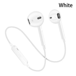 Auriculares inalámbricos Bluetooth con cancelación de ruido, auriculares estéreo deportivo con micrófono para iPhone Xs Samsung 9