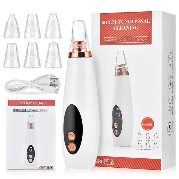 Facial Cleaner Neus Comedondrukker Deep Pore Acne Puistje Removal Vacuüm Zuig Diamond T Zone Beauty Tool Gezicht Huishoudelijke Spa