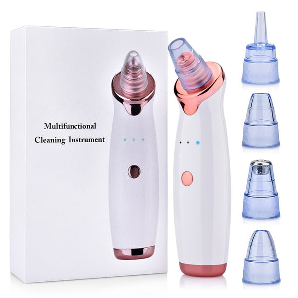 Facial Cleaner Neus Comedondrukker Deep Pore Acne Puistje Removal Vacuüm Zuig Diamond T Zone Beauty Tool Gezicht Huishoudelijke Spa