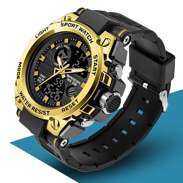 Sanda 739 Sport Heren Horloges Topmerk Luxe Militaire Quartz Horloge Mannen Waterdicht S Shock Mannelijke Klok Relogio Masculino 2020